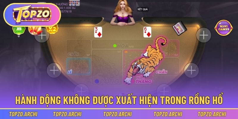 5 hành động tuyệt đối không được xuất hiện trong ván